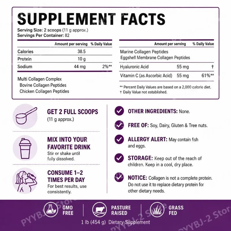 Multi-Collagen Peptide Powder