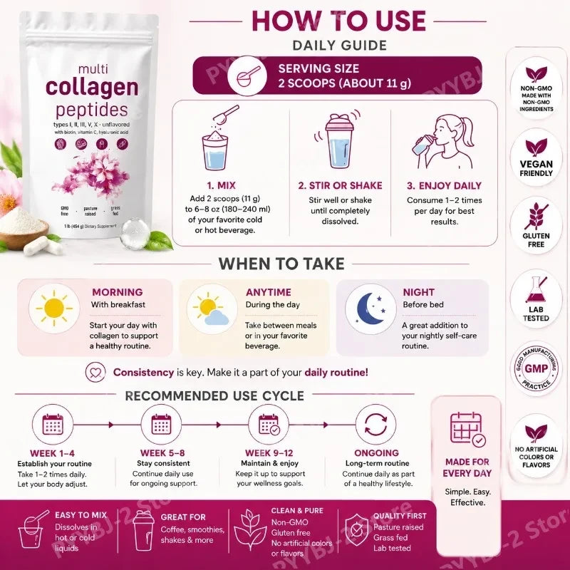 Multi-Collagen Peptide Powder